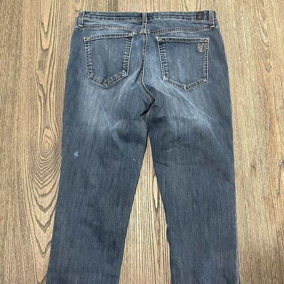 Jessica Simpson Skinny Jeans Kiss Me Jegging Distressed Medium Wash Size 33 - Picture 5 of 11